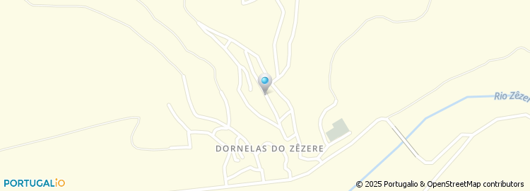 Mapa de Escola Básica de Dornelas do Zêzere, Pampilhosa da Serra