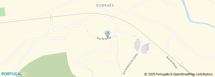 Mapa de Escola Básica de Durrães, Barcelos