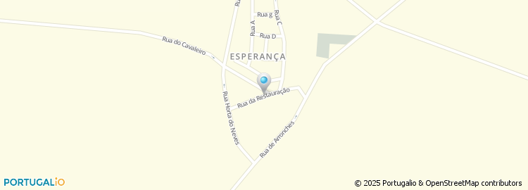 Mapa de Escola Básica de Esperança, Arronches