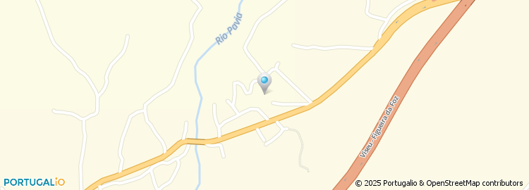 Mapa de Escola Básica de Fail, Viseu