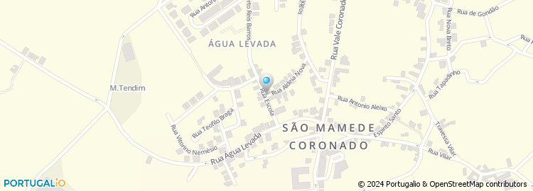 Mapa de Escola Básica de Feira Nova, São Mamede Coronado, Trofa