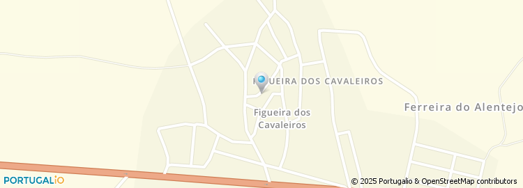 Mapa de Escola Básica de Figueira dos Cavaleiros, Ferreira do Alentejo