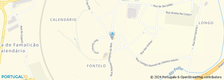 Mapa de Escola Básica de Fontelo, Calendário, Vila Nova de Famalicão