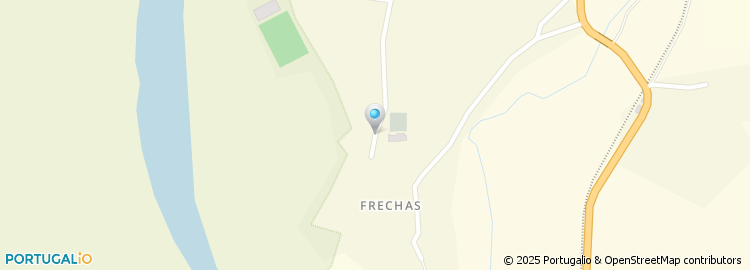 Mapa de Escola Básica de Frechas, Mirandela