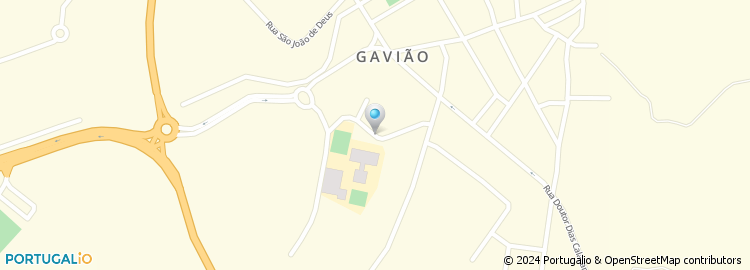 Mapa de Escola Básica de Gavião