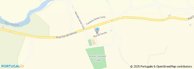 Mapa de Escola Básica de Guilheta, Esposende