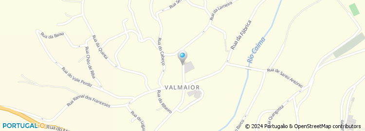 Mapa de Escola Básica de Igreja, Valmaior, Albergaria-A-Velha