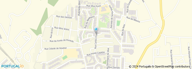 Mapa de Escola Básica de Lopas, Agualva, Sintra