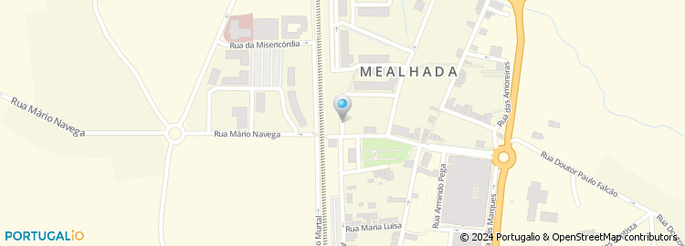 Mapa de Escola Básica de Luso, Mealhada