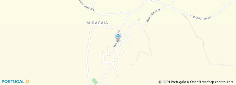 Mapa de Escola Básica de Miragaia, Lourinhã