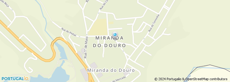 Mapa de Escola Básica de Miranda do Douro