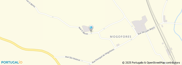 Mapa de Escola Básica de Mogofores, Anadia