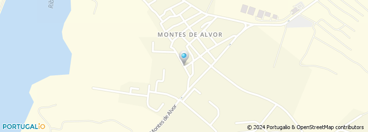 Mapa de Escola Básica de Montes de Alvor, Portimão