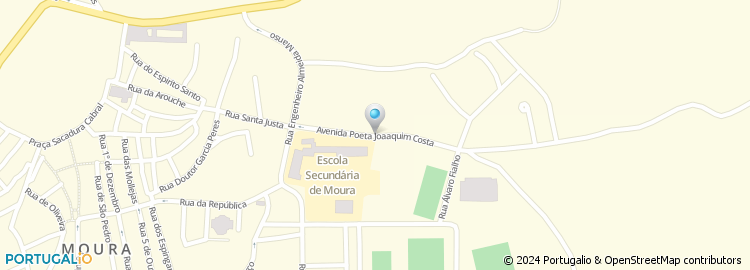 Mapa de Escola Básica de Moure de Madalena, Viseu
