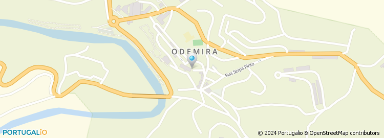 Mapa de Escola Básica de Odemira