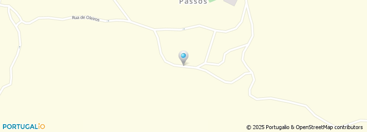 Mapa de Escola Básica de Passos, Fafe