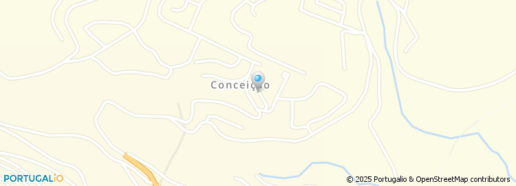 Mapa de Escola Básica de Penedos Altos, Covilhã