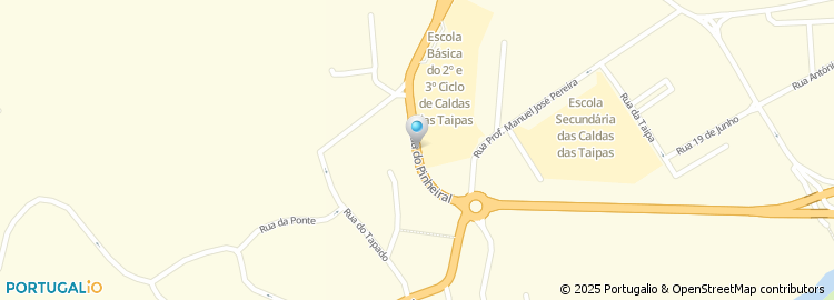 Mapa de Escola Básica de Pinheiral, Guimarães