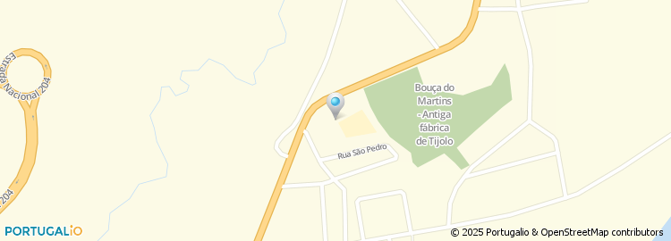Mapa de Escola Básica de Pontes, Tamel - São Verissímo, Barcelos