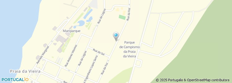 Mapa de Escola Básica de Praia da Vieira, Marinha Grande