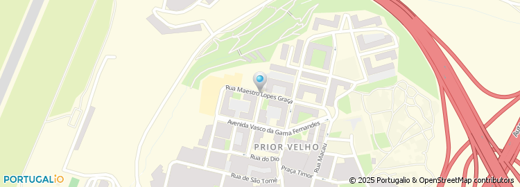 Mapa de Escola Básica de Prior Velho, Loures