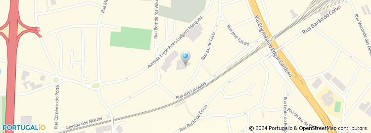Mapa de Escola Básica de Quinta dos Castelos, Santa Marinha, Vila Nova de Gaia