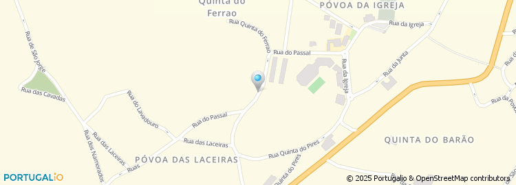 Mapa de Escola Básica de Recardães, Águeda