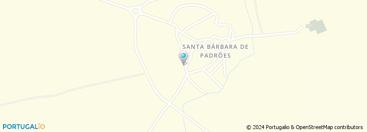 Mapa de Escola Básica de Santa Bárbara de Padrões, Castro Verde