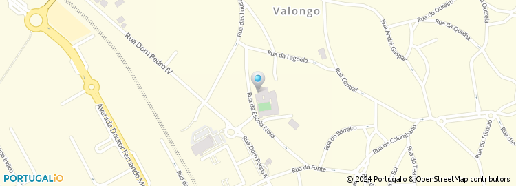 Mapa de Escola Básica de Susão, Valongo