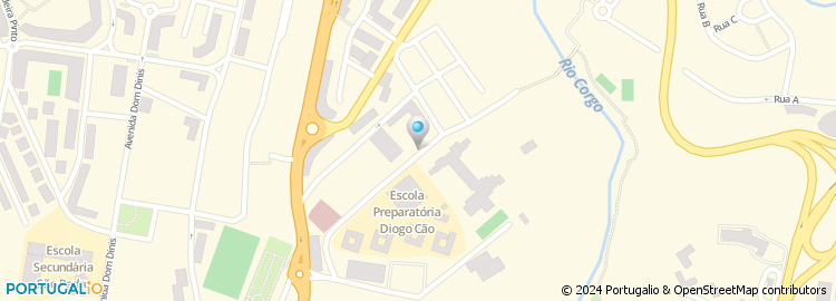Mapa de Escola Básica Diogo Cão, Vila Real