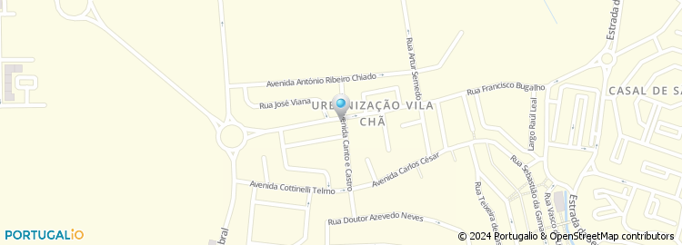Mapa de Escola Básica do 1.º Ciclo Aprigio Gomes, Amadora