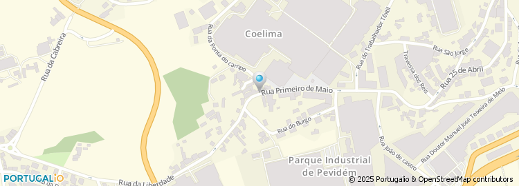 Mapa de Escola Basica do 1.º Ciclo com Jardim de Infancia de Guimaraes nº 23 (Barreiro)