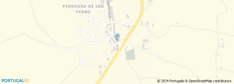 Mapa de Escola Basica do 1.º Ciclo com Jardim de Infancia de Pedrogão