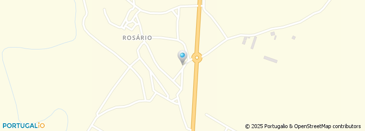Mapa de Escola Basica do 1.º Ciclo com Jardim de Infancia de Rosário