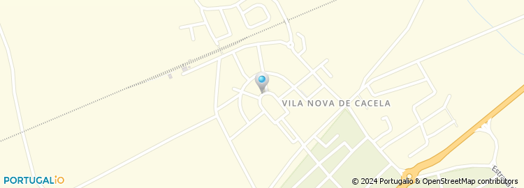 Mapa de Escola Basica do 1.º Ciclo D. Sancho II - Vila Nova de Cacela