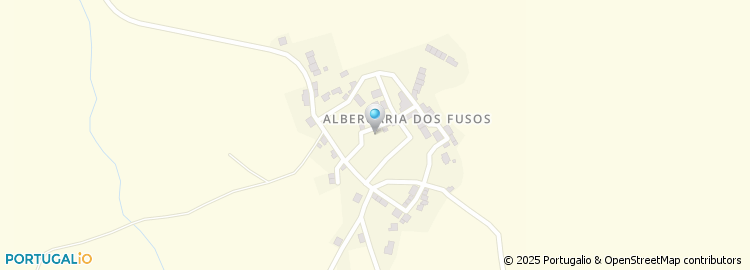 Mapa de Escola Basica do 1.º Ciclo de Albergaria dos Fusos