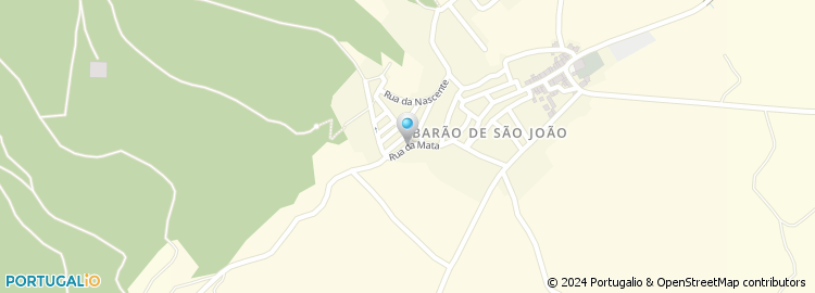 Mapa de Escola Basica do 1.º Ciclo de Barão de S. João