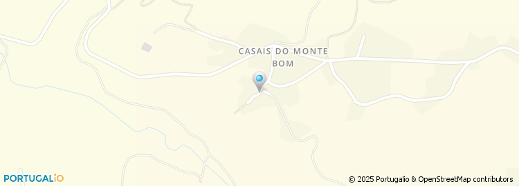 Mapa de Escola Basica do 1.º Ciclo de Casais de Monte Bom