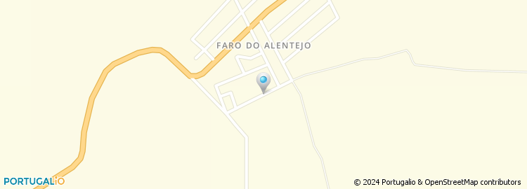 Mapa de Escola Basica do 1.º Ciclo de Faro do Alentejo
