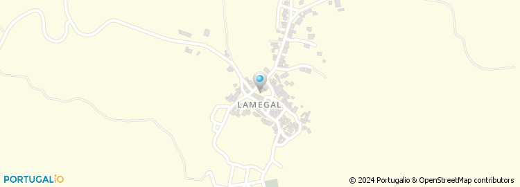 Mapa de Escola Basica do 1.º Ciclo de Lamegal