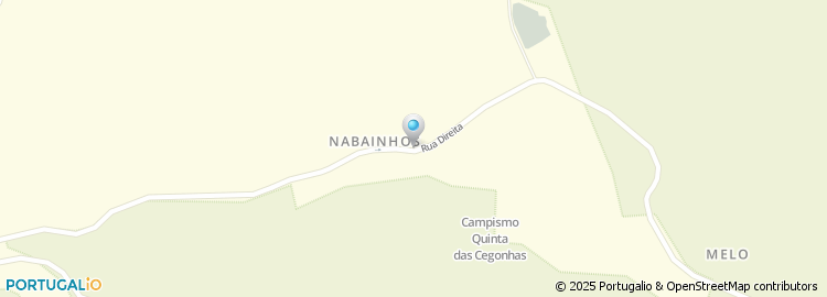 Mapa de Escola Basica do 1.º Ciclo de Nabainhos