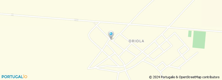 Mapa de Escola Basica do 1.º Ciclo de Oriola