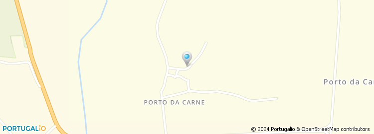 Mapa de Escola Basica do 1.º Ciclo de Porto da Carne