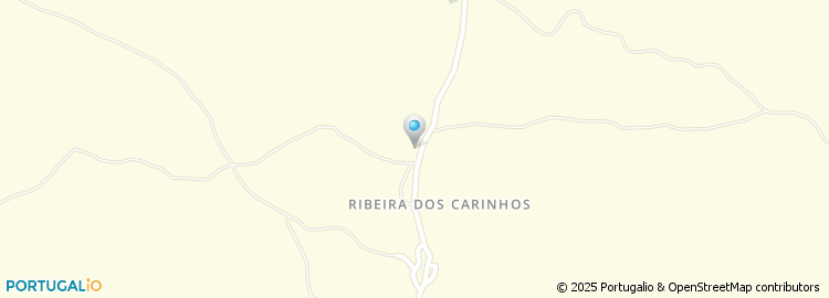 Mapa de Escola Basica do 1.º Ciclo de Ribeira dos Carinhos