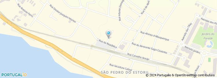 Mapa de Escola Basica do 1.º Ciclo de S. Pedro do Estoril