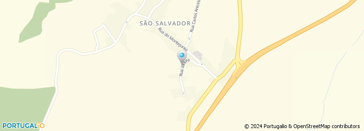 Mapa de Escola Basica do 1.º Ciclo de S. Salvador