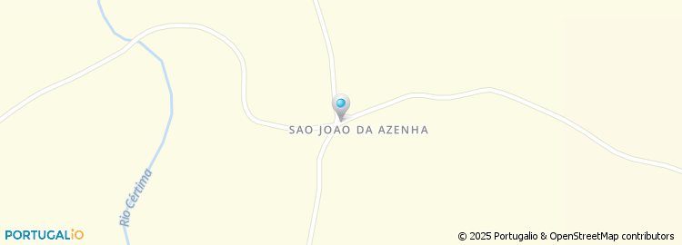 Mapa de Escola Basica do 1.º Ciclo de São João de Azenha