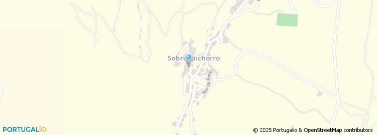 Mapa de Escola Basica do 1.º Ciclo de Sobral Pichorro