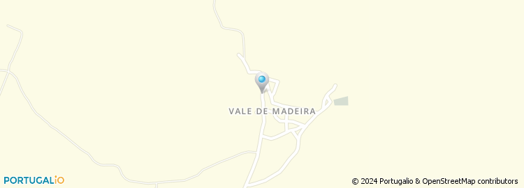 Mapa de Escola Basica do 1.º Ciclo de Vale de Madeira
