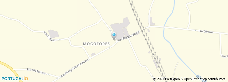 Mapa de Escola Basica do 1.º Ciclo nº 1 de Mogofores
